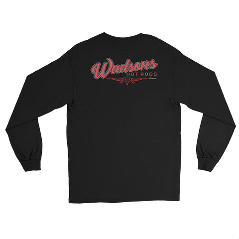 Wadson's Hot Rods Classic Long Sleeve Shirt w/ Logo On Back